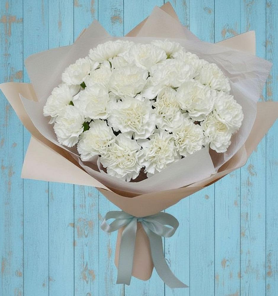 Букет цветов из: Гвоздики в Зырянском