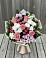 Букет цветов из: Альстромерии, Гвоздики, Розы и Хризантемы в Зырянском