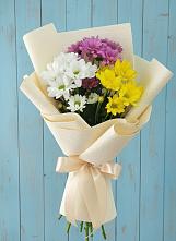 Букет цветов из:  Хризантемы #REPLACE_PRED# Зырянском