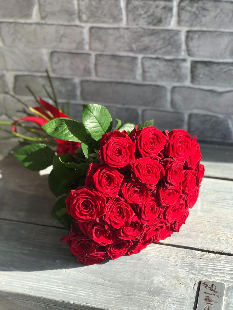 Букет Красные розы Фридом в Зырянском