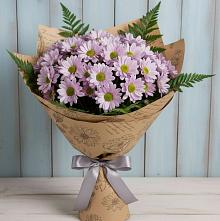 Букет цветов из:  Хризантемы #REPLACE_PRED# Зырянском