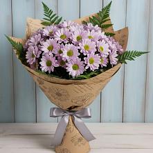 Букет цветов из:  Хризантемы в Зырянском