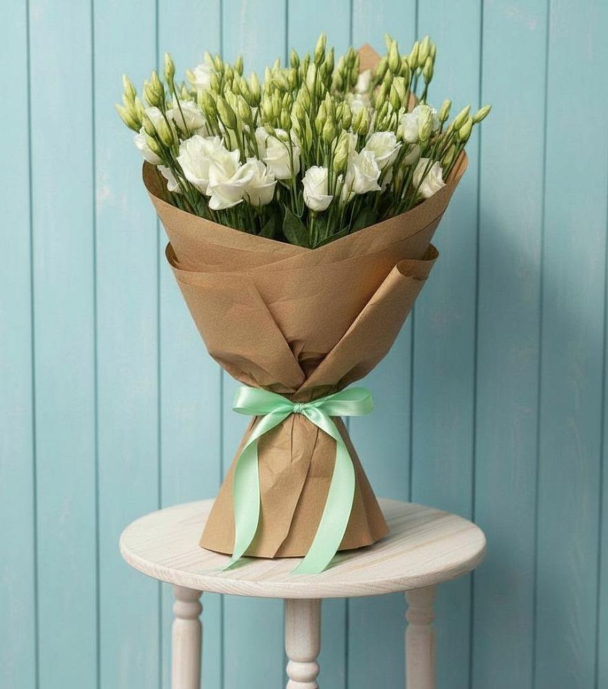 Букет цветов из: Лизиантусы в Зырянском