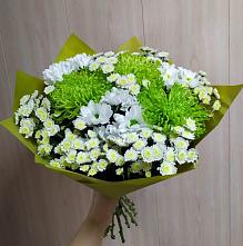 Букет цветов из:  Хризантемы #REPLACE_PRED# Зырянском