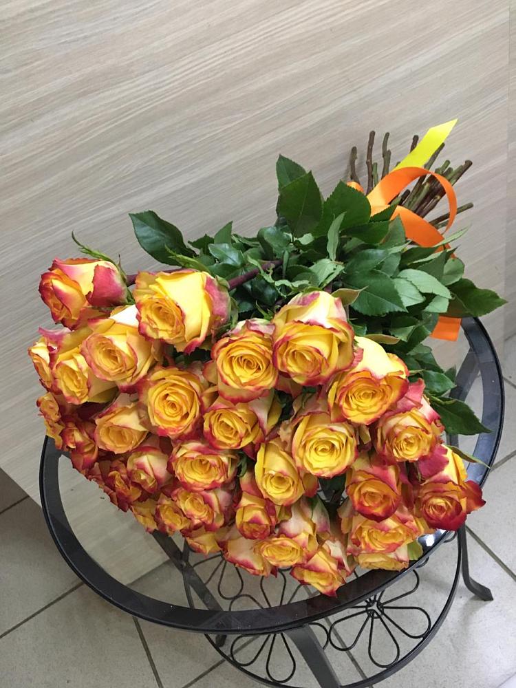 Букет Желтые розы в Зырянском